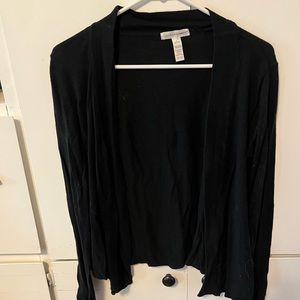 Ambiance apparel black cardigan